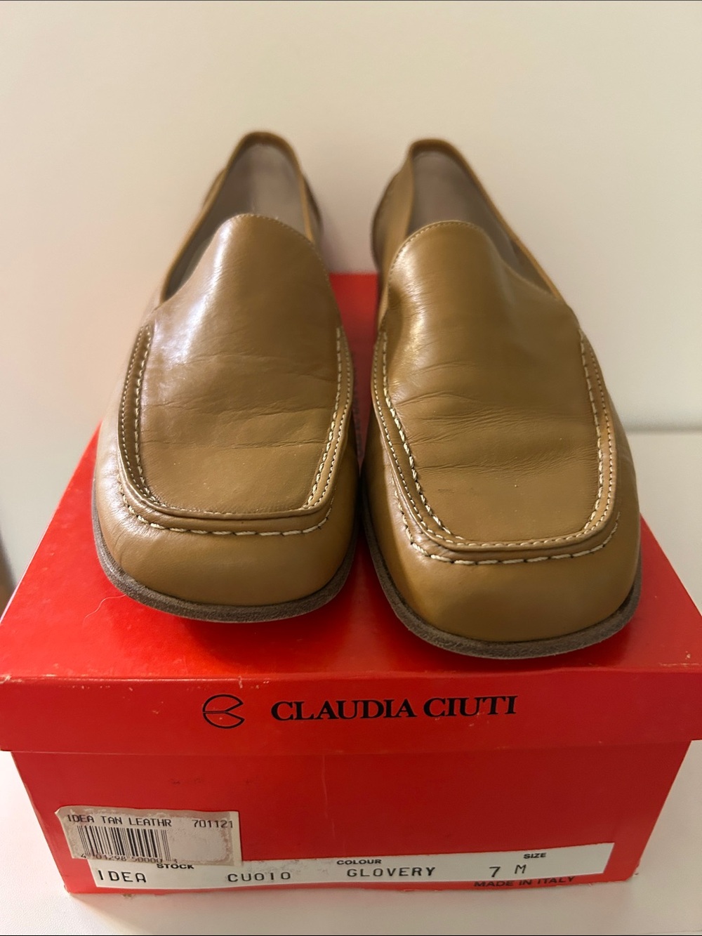 Men's Leather Loafers — Tan